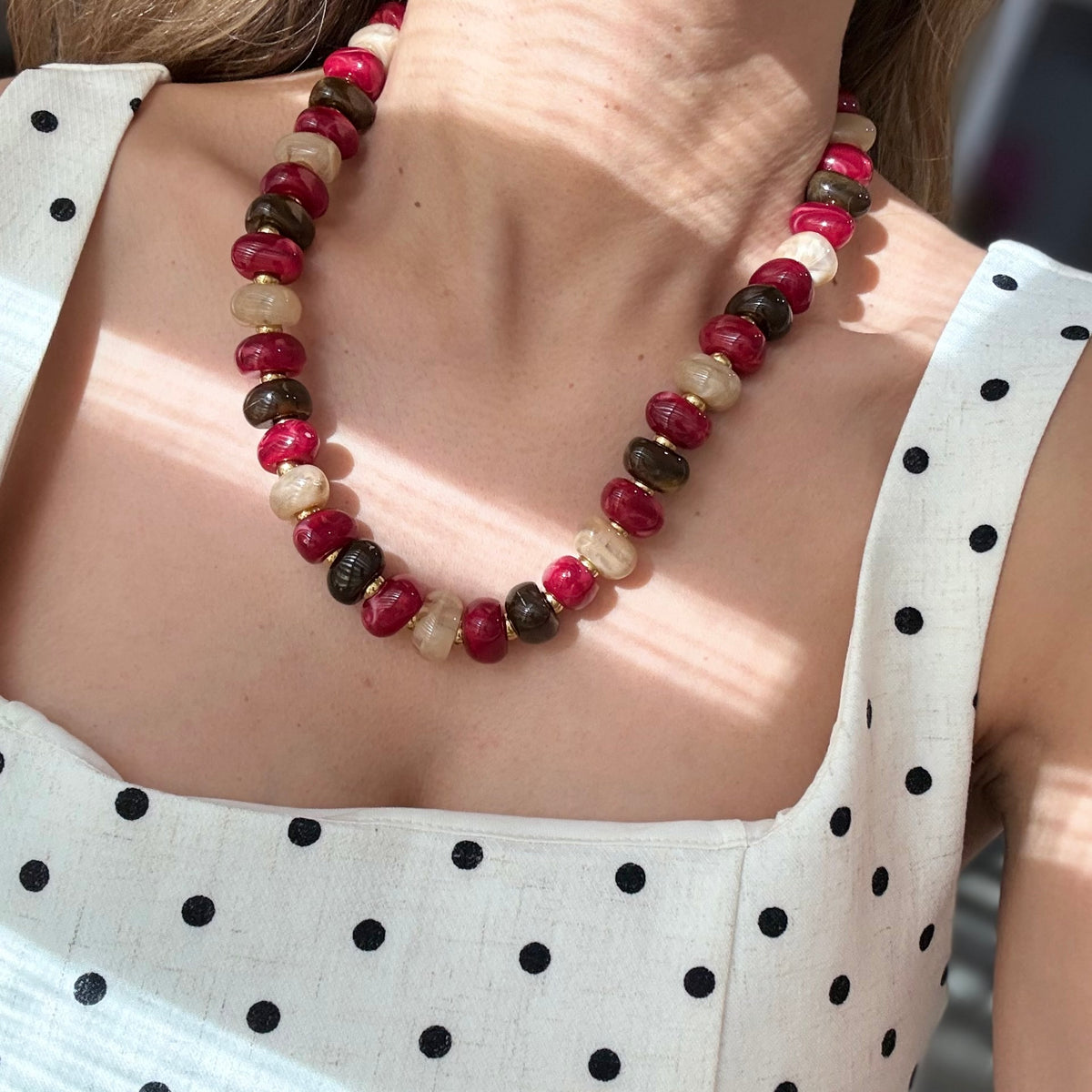 Red Mix Colorful Necklace