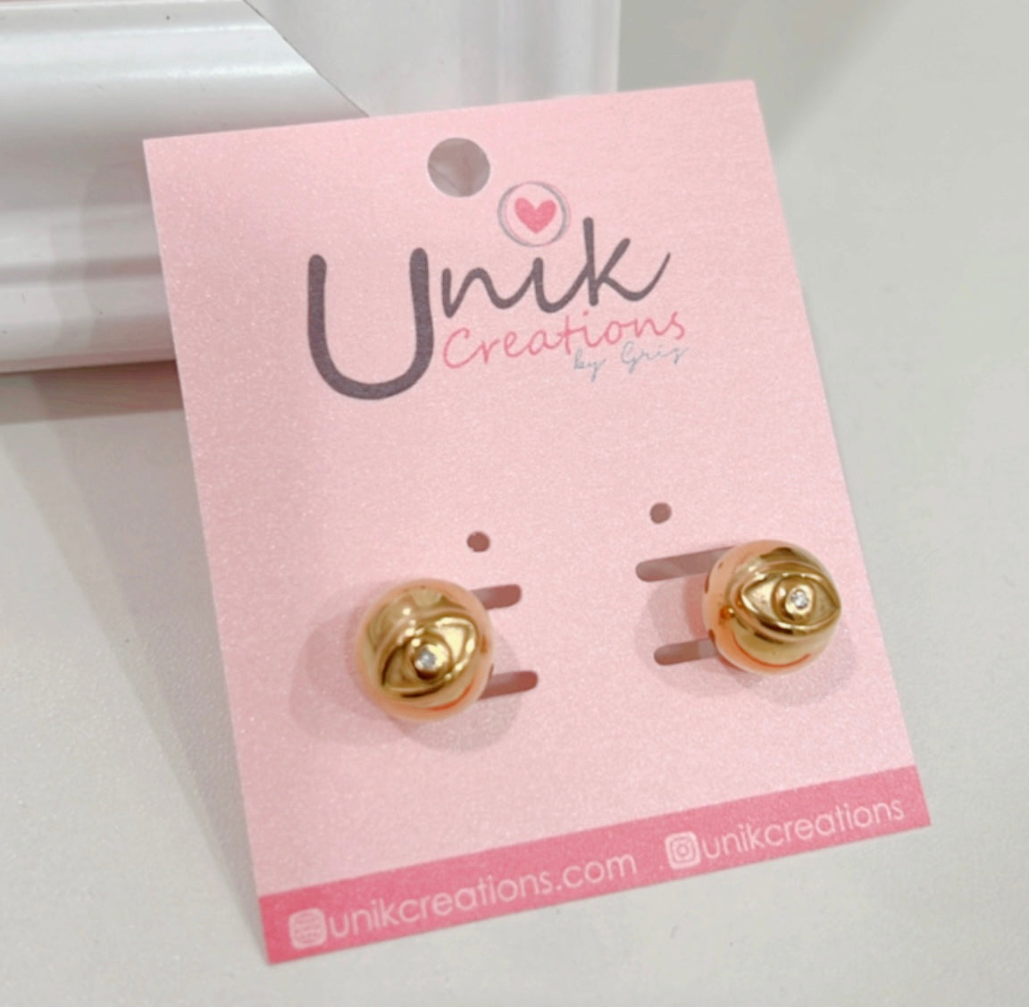 Aretes Stud Ojo