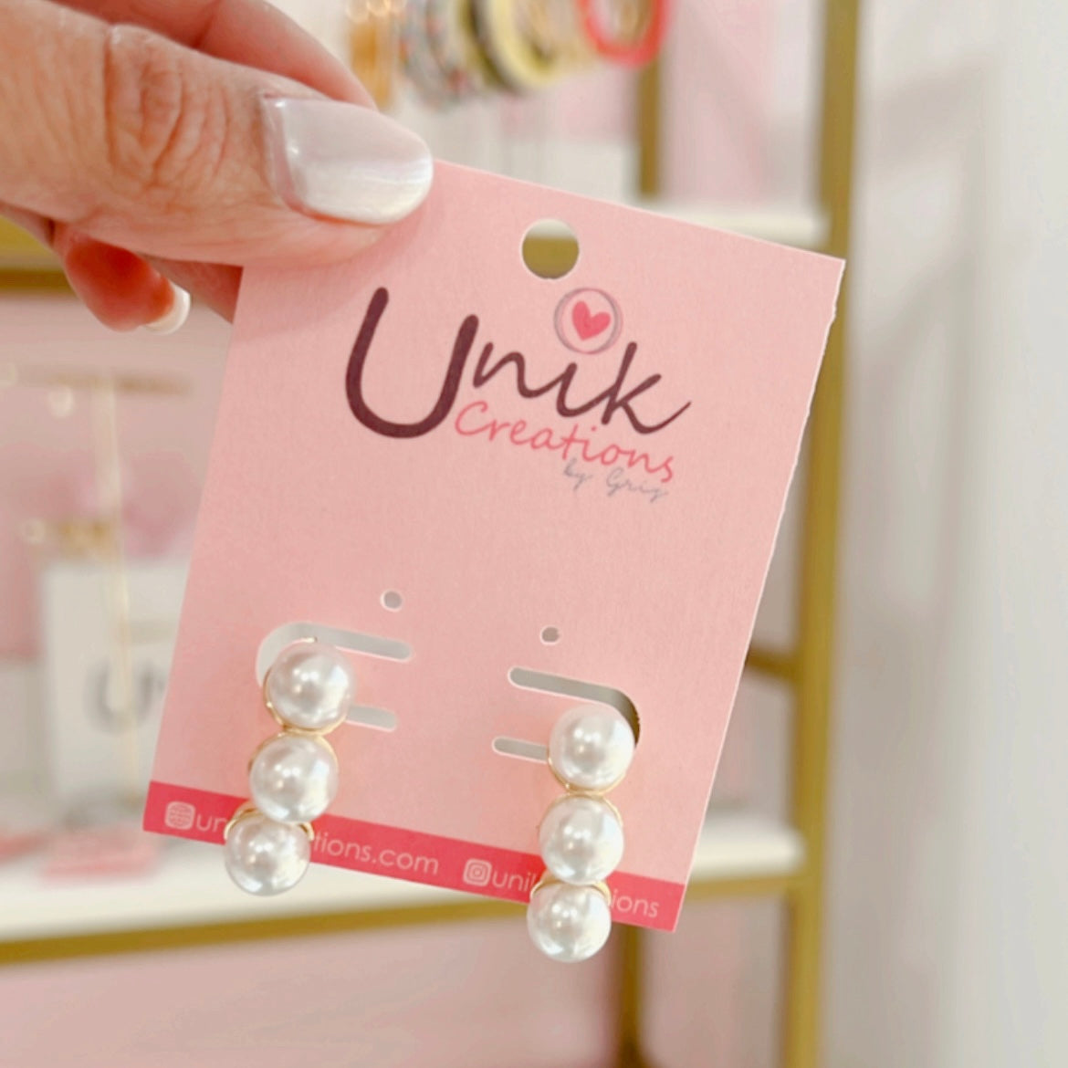 Aretes Perlas