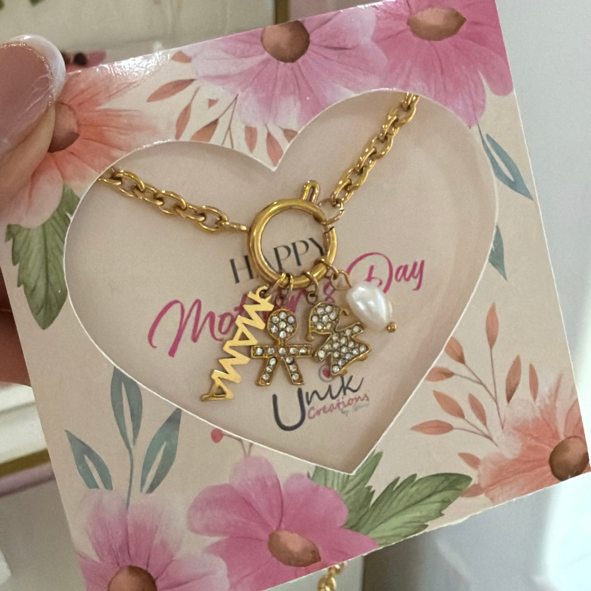 Collar Charms Mamá