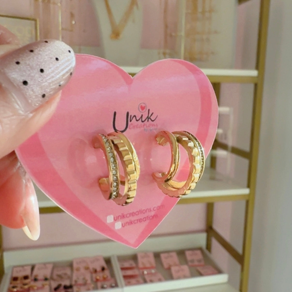 Aretes Arracada Mixta