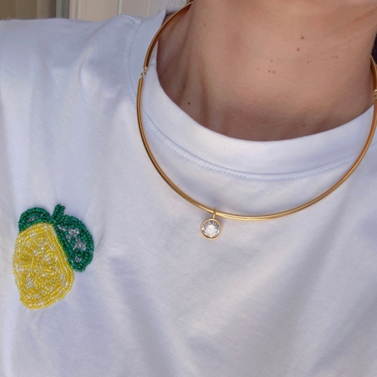 Collar Gargantilla Circulo