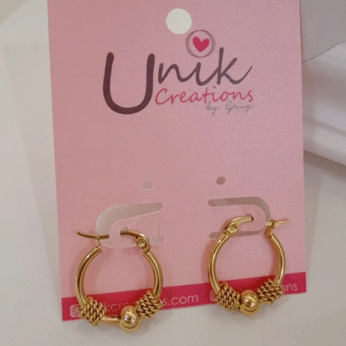 Aretes Arracada Bolita Mixta