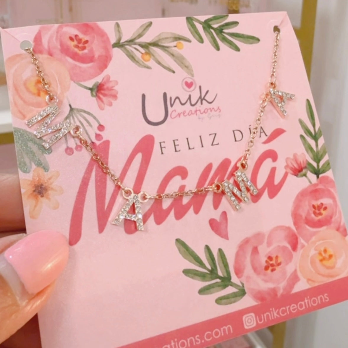Collar Mamá Dorado