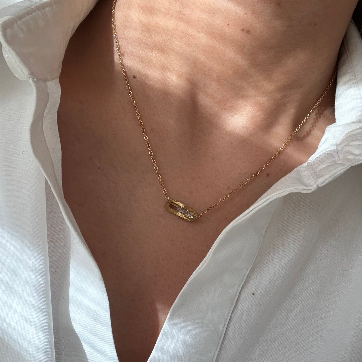 Zircon Mini Necklace