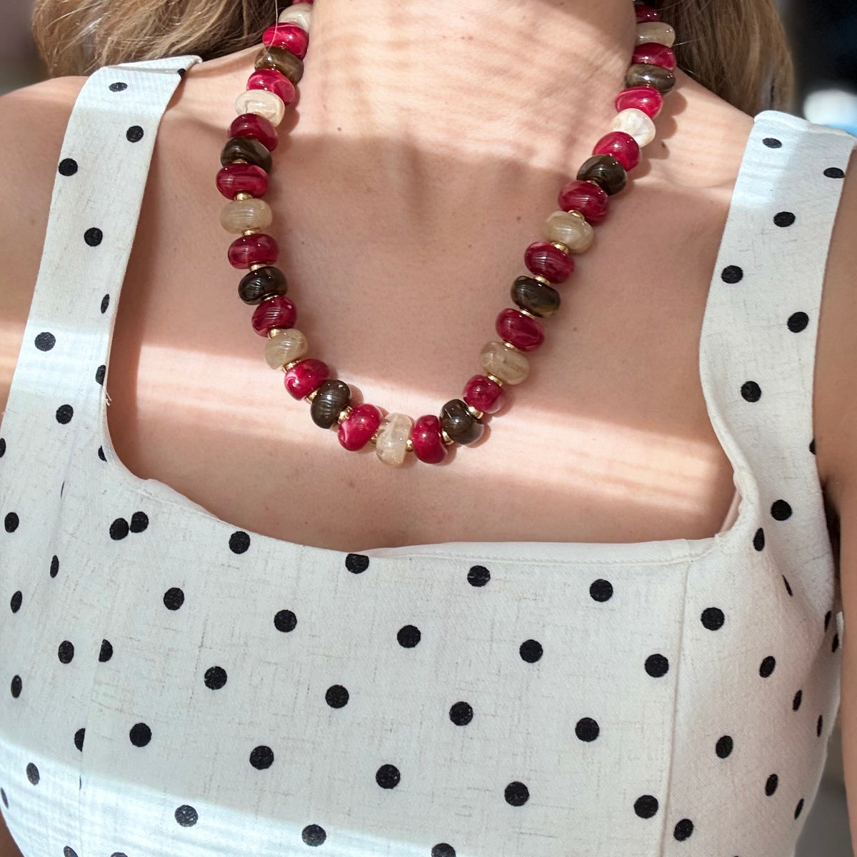 Red Mix Colorful Necklace