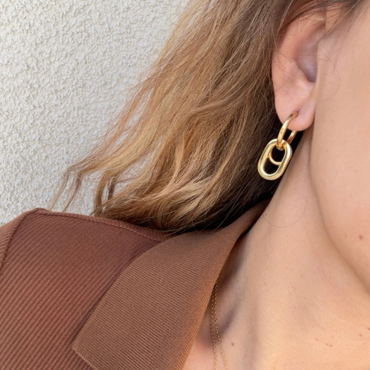 Aretes Arracada Aro Lisa