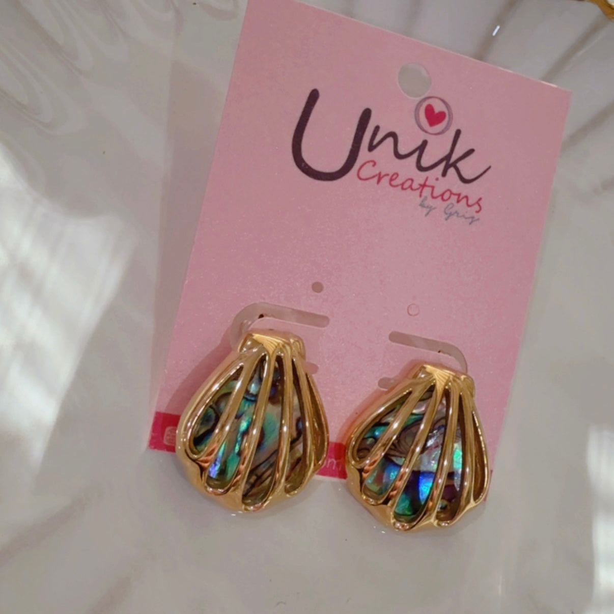 Aretes Concha Acero