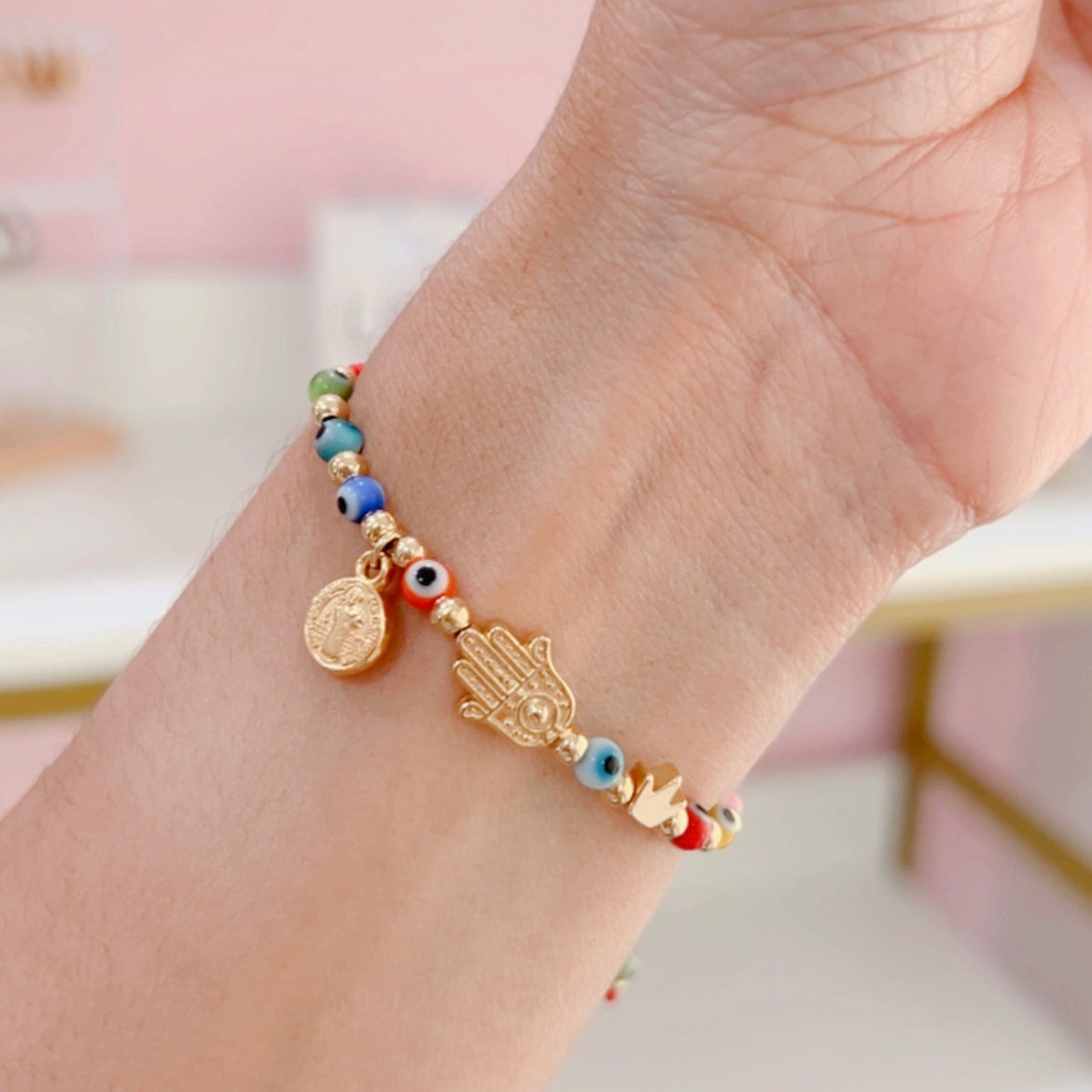 Pulsera Ojito Mixto Manita SB