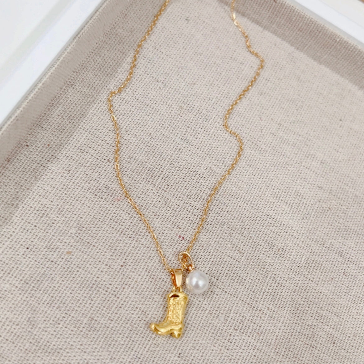 Collar Bota Perla