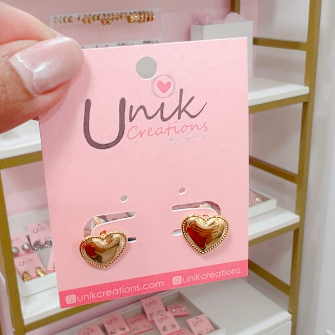 Aretes Corazon