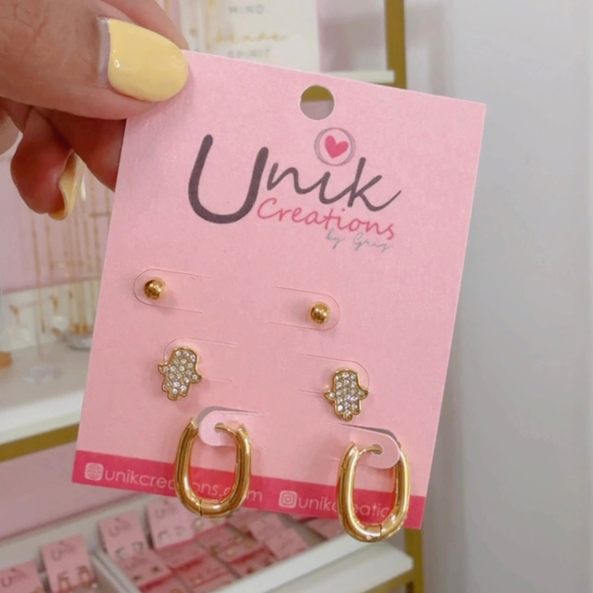 Aretes Set Manita
