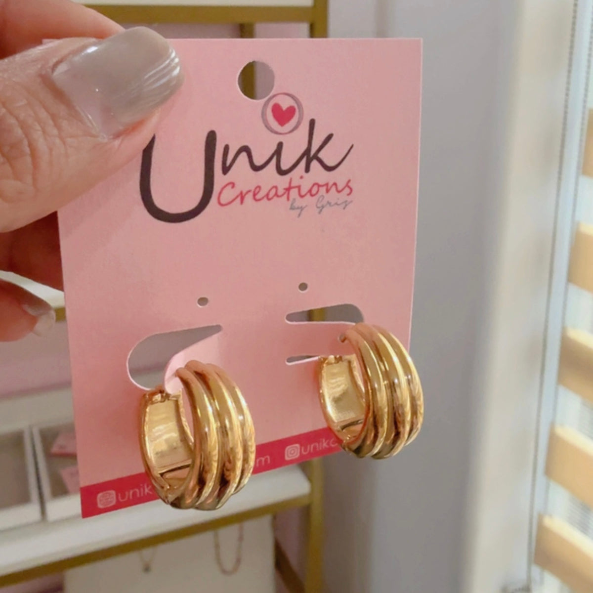 Stainless Steel Hoop Earrings