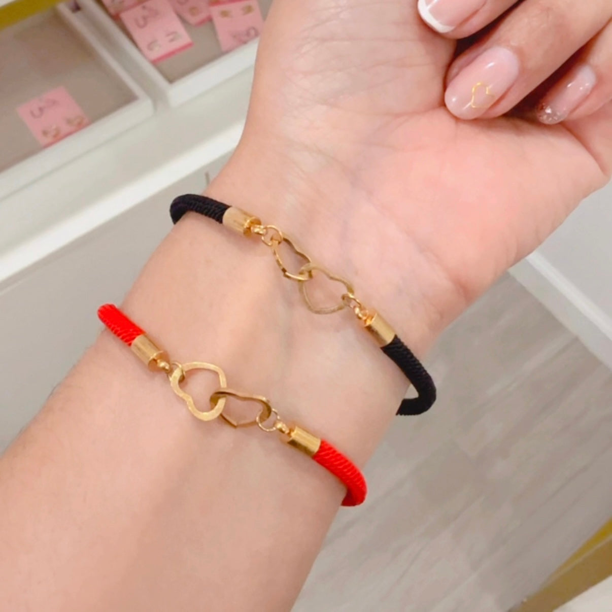 Pulsera Corazon Enlasado