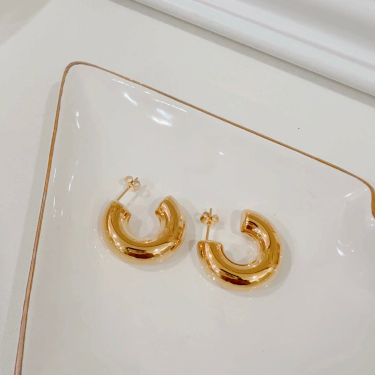 Aretes Arracada Chunky Small