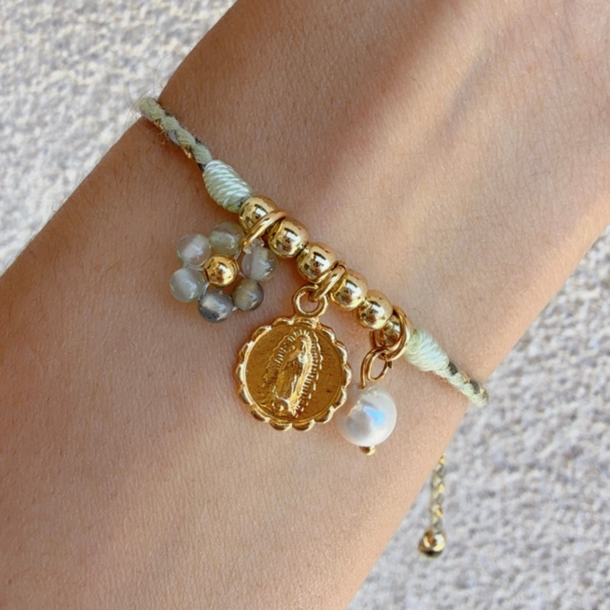 Pulsera Virgen Flor
