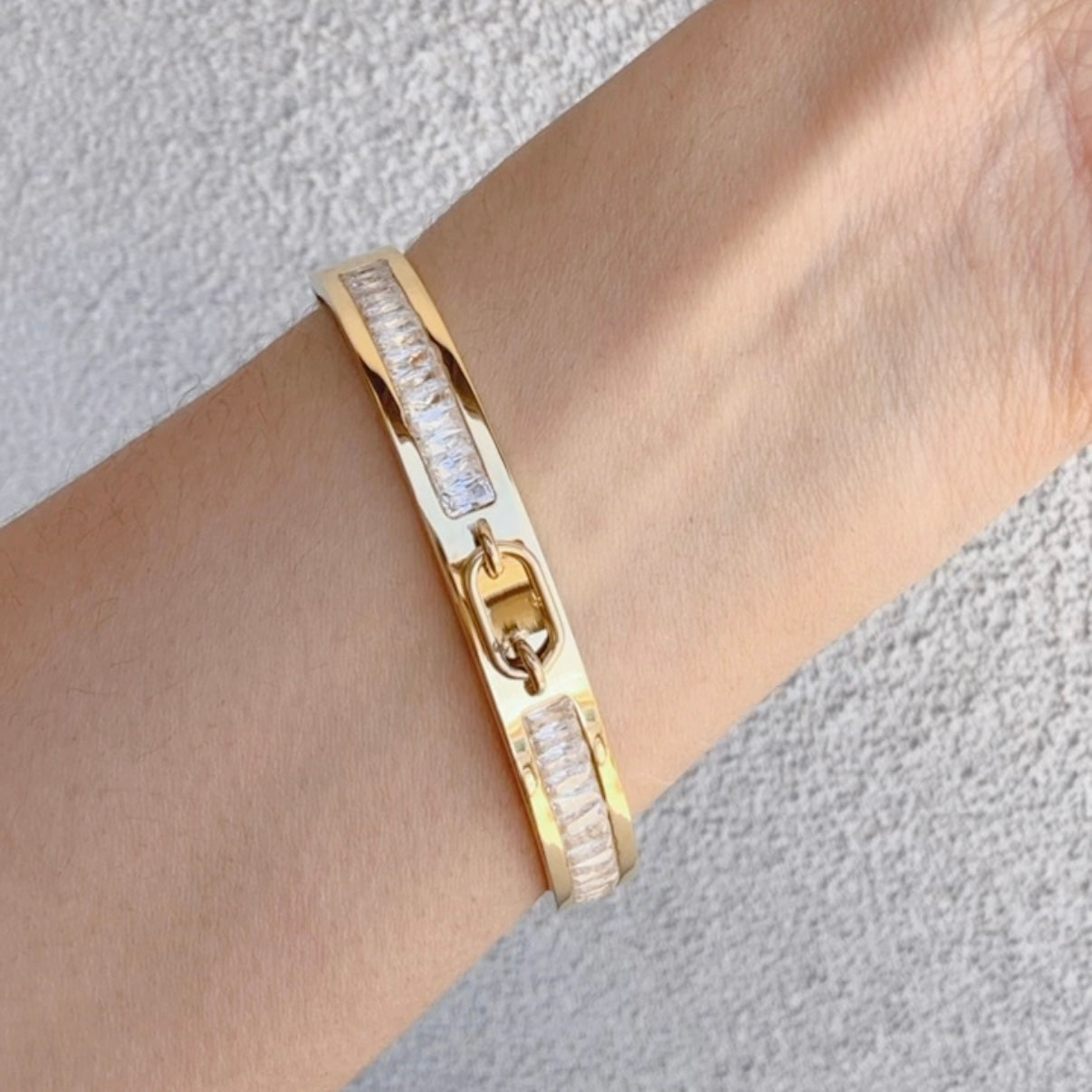 Pulsera Brazalete Cristalitos