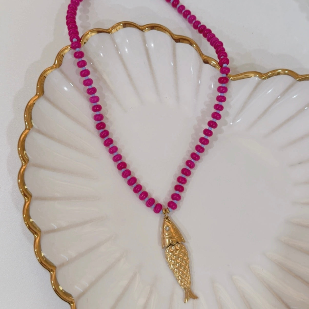 Collar Pez Rosado