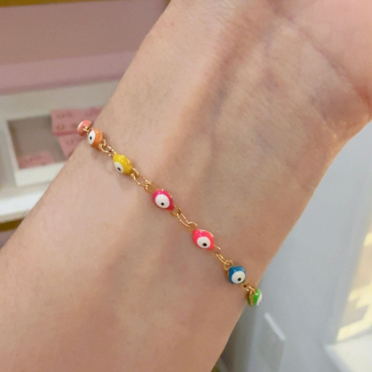 Pulsera Ojitos Colorida