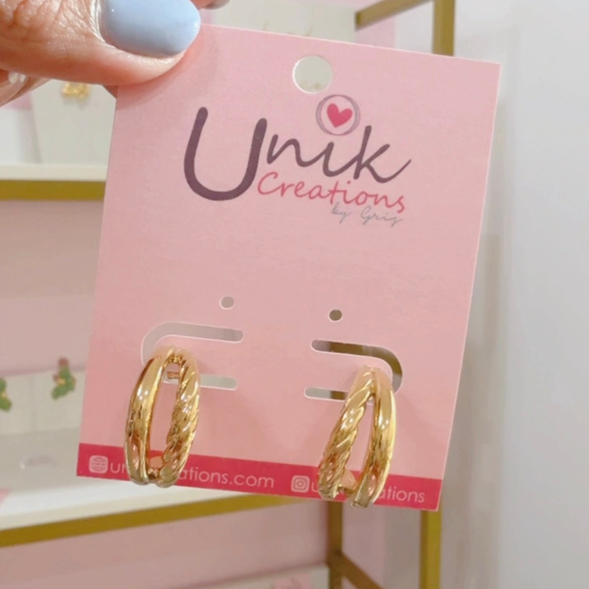 Aretes Arracada Mixta