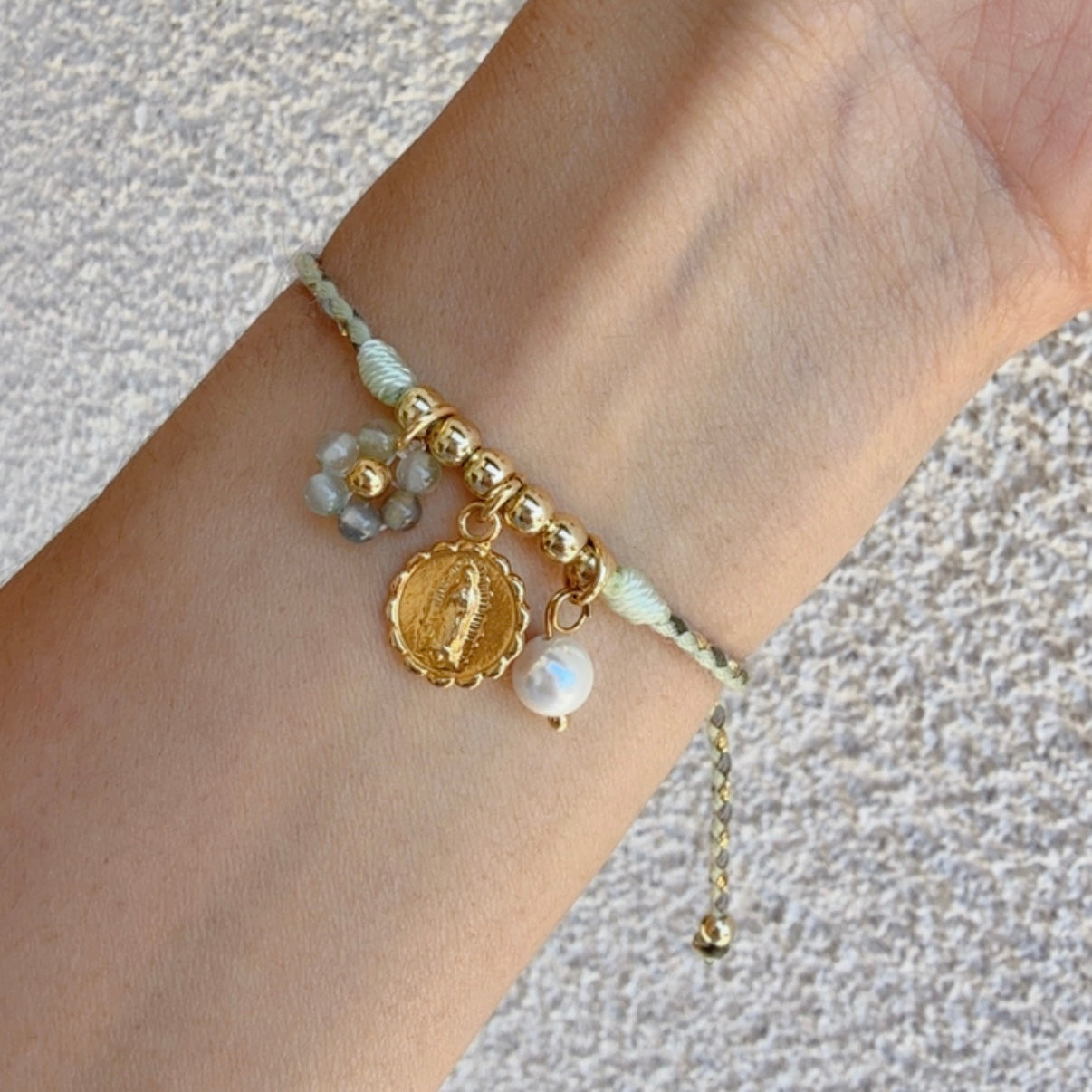 Pulsera Virgen Flor