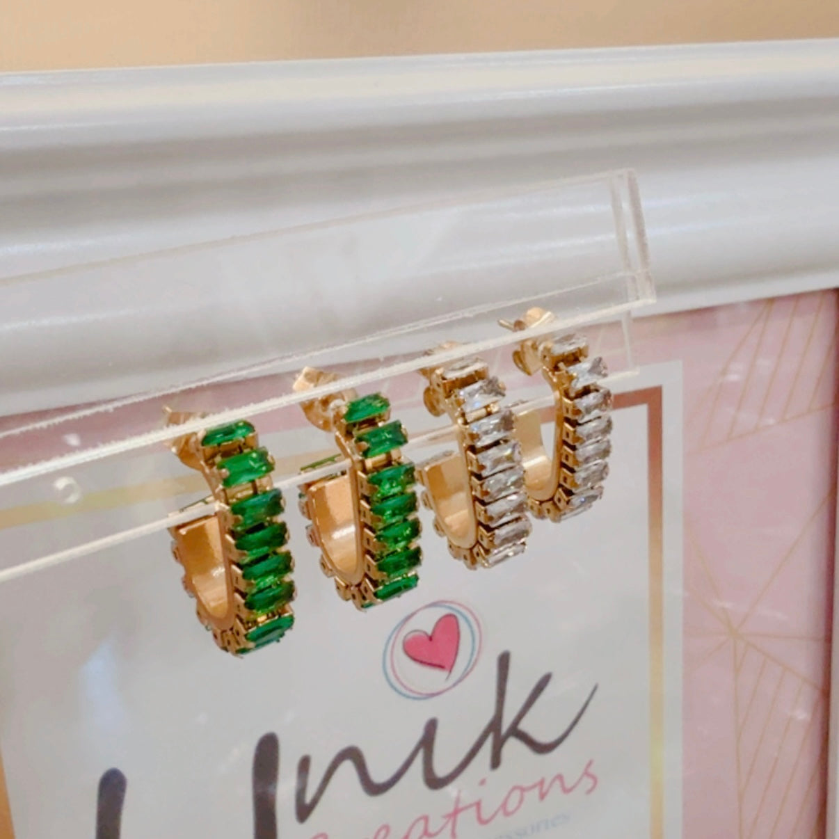 Aretes Brillo Oval