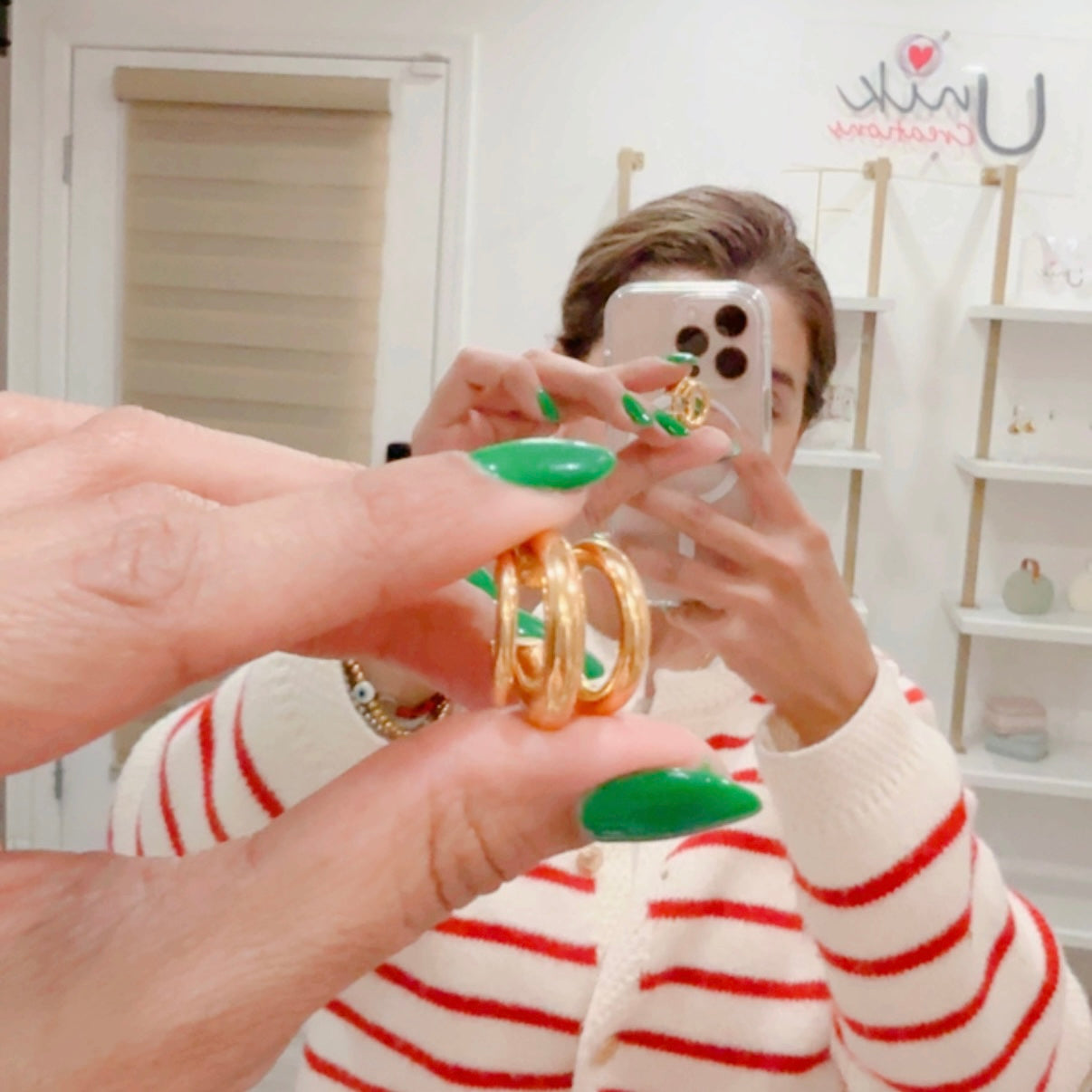 Aretes Cuff Chunky Pequeño
