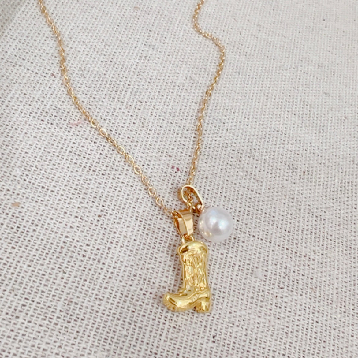 Collar Bota Perla