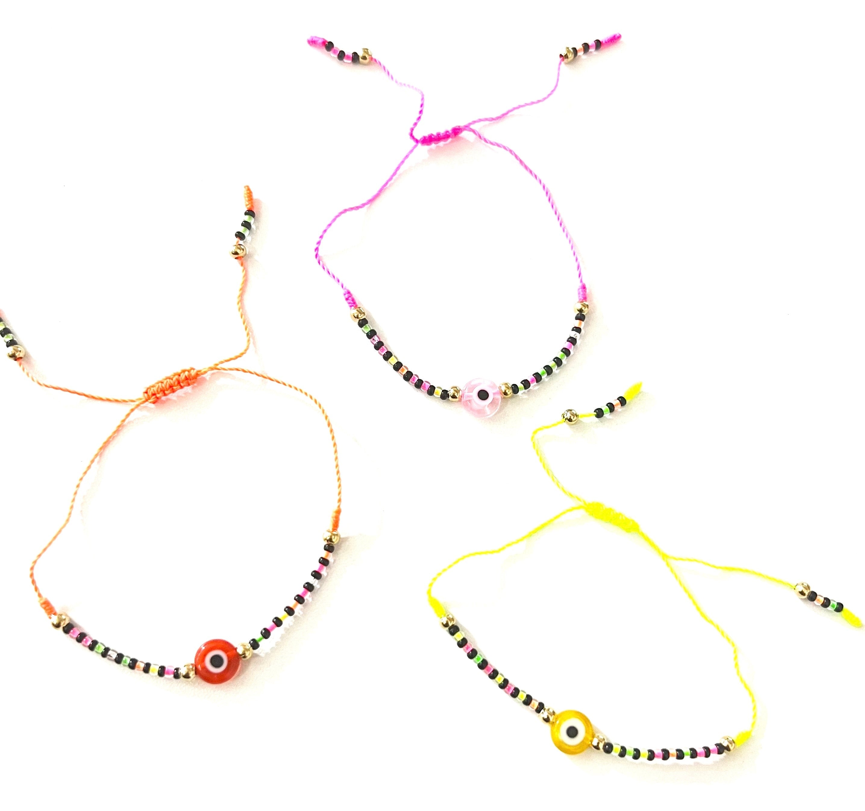 Pulsera Chakira Sencilla Neon