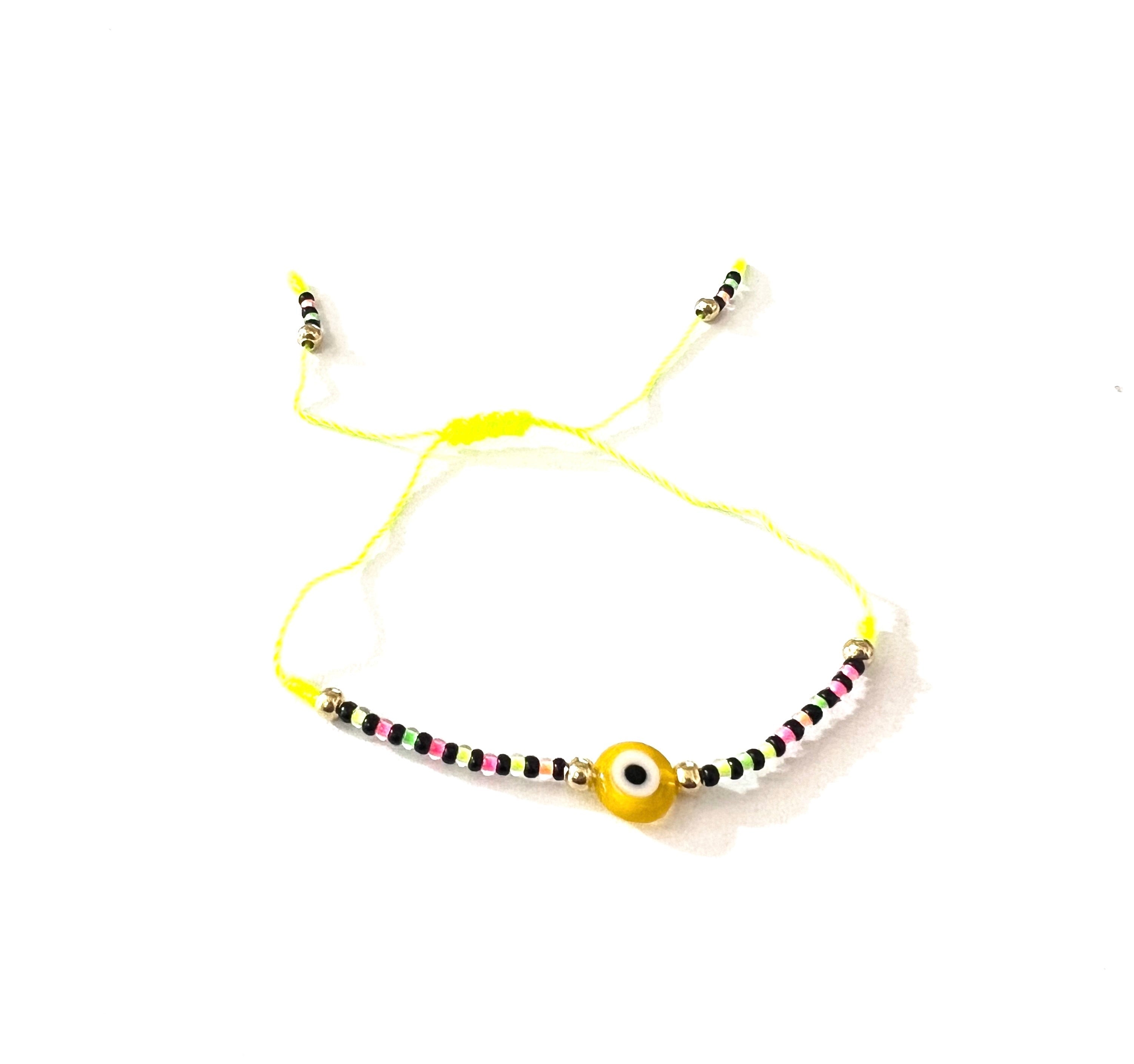 Pulsera Chakira Sencilla Neon